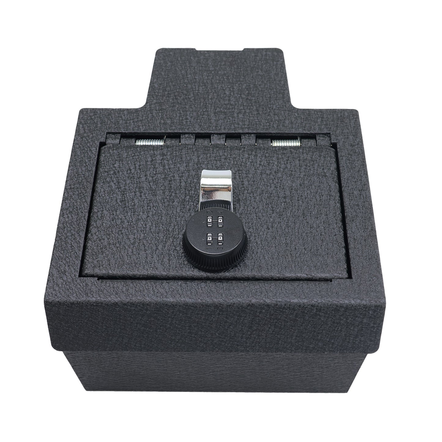 Center Console Gun Safe for 2024-2025 Chevrolet Silverado EV/GMC Sierra EV, 4-Digit Combo Lock