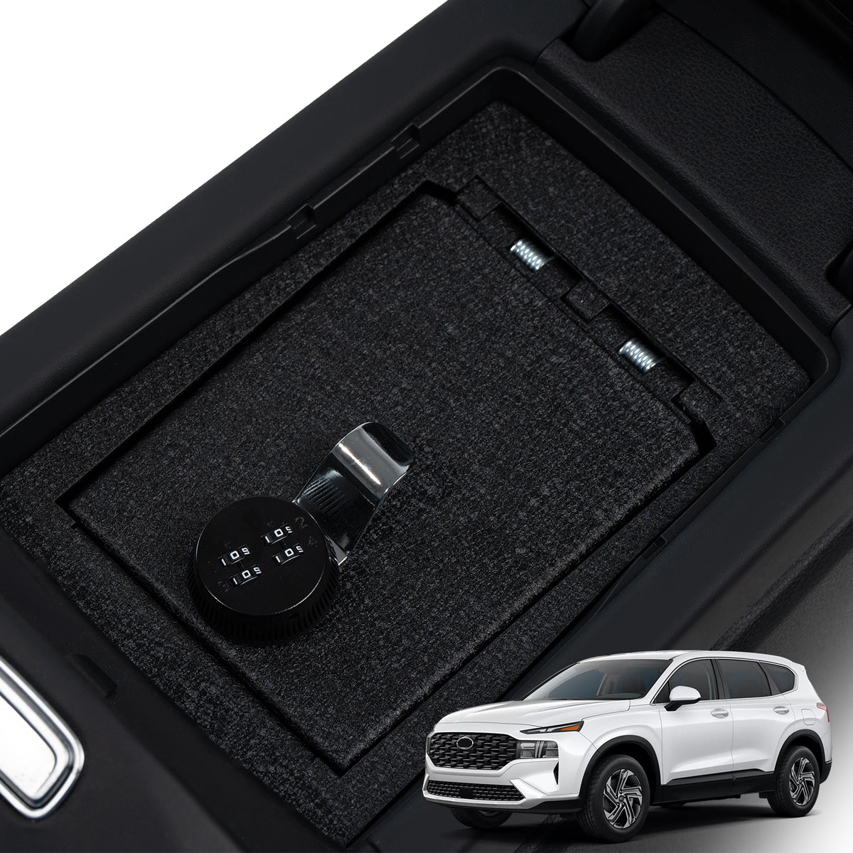 Console Safe | Hyundai Santa Fe 2021–23 | 4D Combo