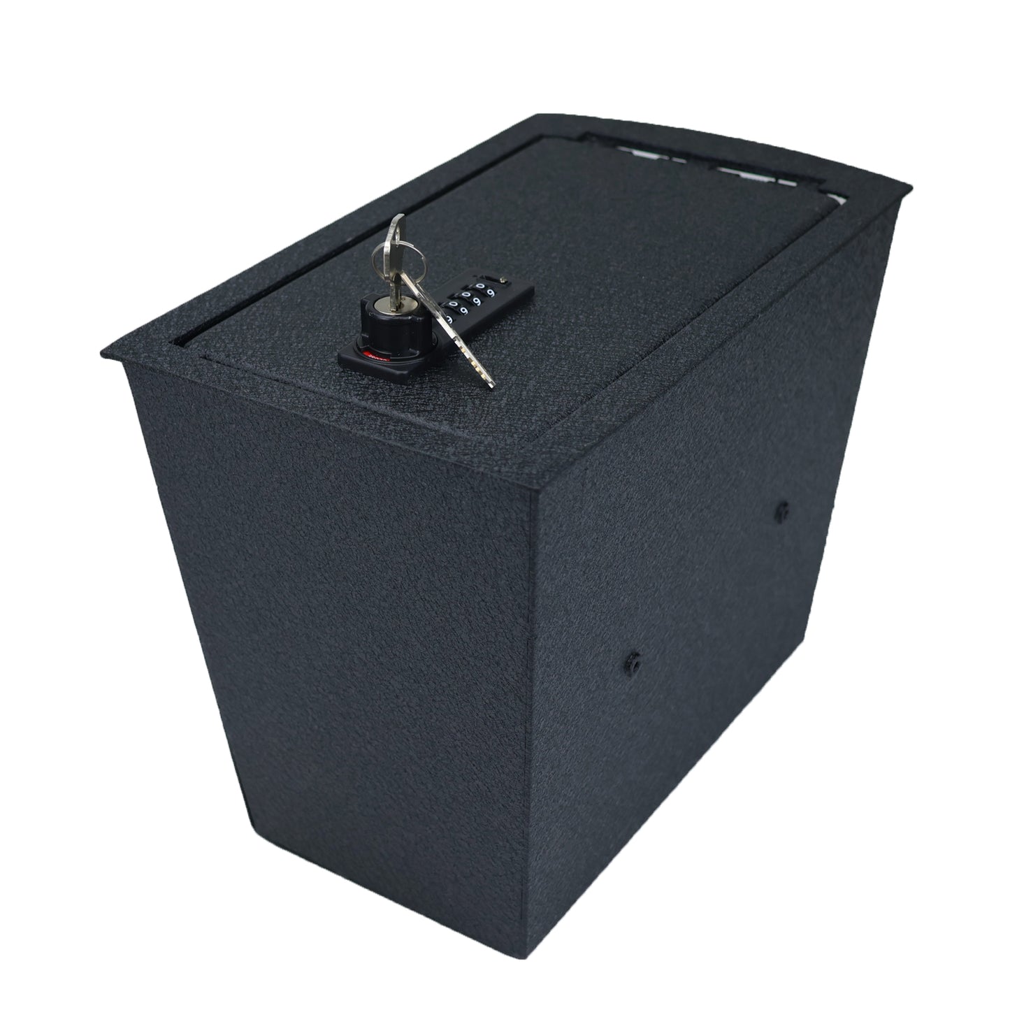 Center Console Gun Safe for 2019-2025 Subaru Ascent, 4-Digit Combination Lock with Key