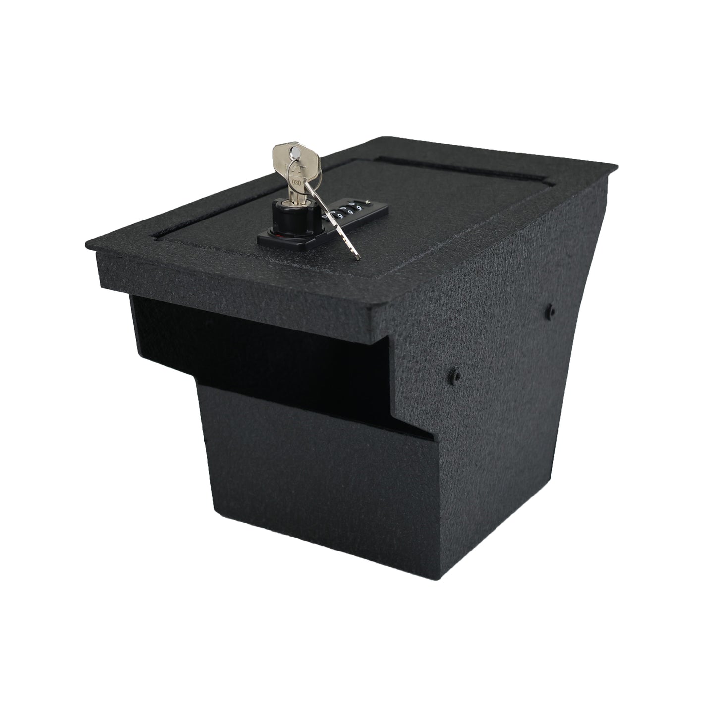 Center Console Gun Safe for 2015-2024 Jeep Cherokee, 4-Digit Combination Lock with Key
