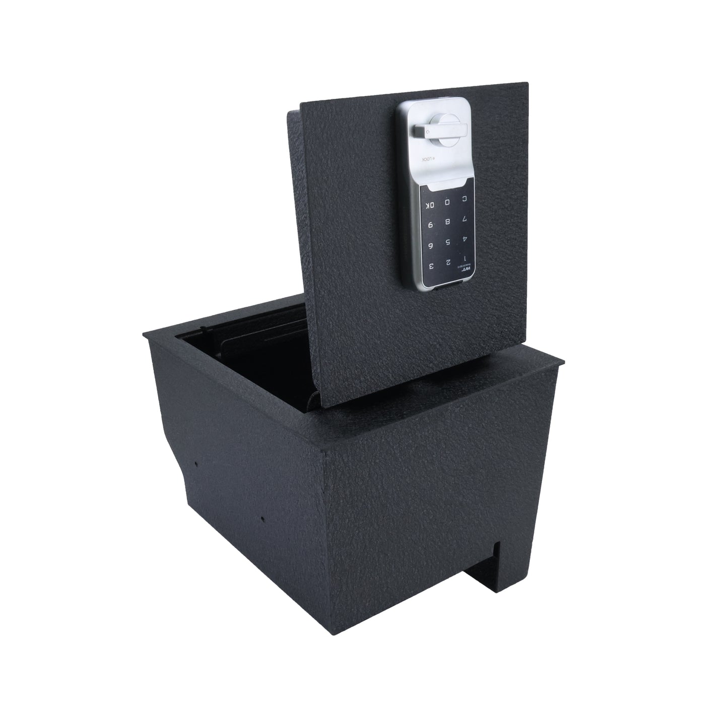 Center Console Safe Gun Safe for 2016-2025 Nissan Titan, Electronic Number Lock
