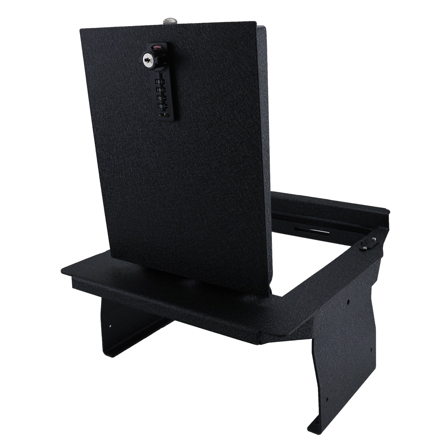 Pro Center Console Safe Gun Safe for 2021-2024 Ford F-150 and 2021-2024 Ford F-150 Lightning,4-Digit Combination Lock with Key