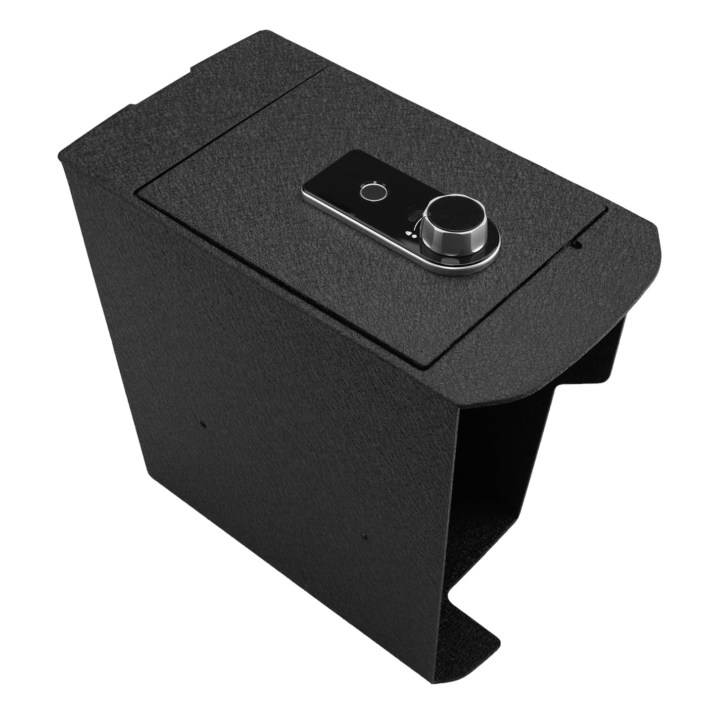 Center Console Gun Safe for 2018-2024 GMC Terrain, Fingerprint Lock with Key