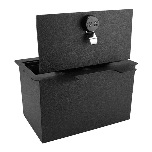 Pro Center Console Safe Gun Safe for 2019-2022 Chevy Silverado 1500 / GMC Sierra 1500 and  2020-2022 Chevy Silverado 2500/3500/ GMC Sierra 2500/3500, 4-Digit Combo Lock