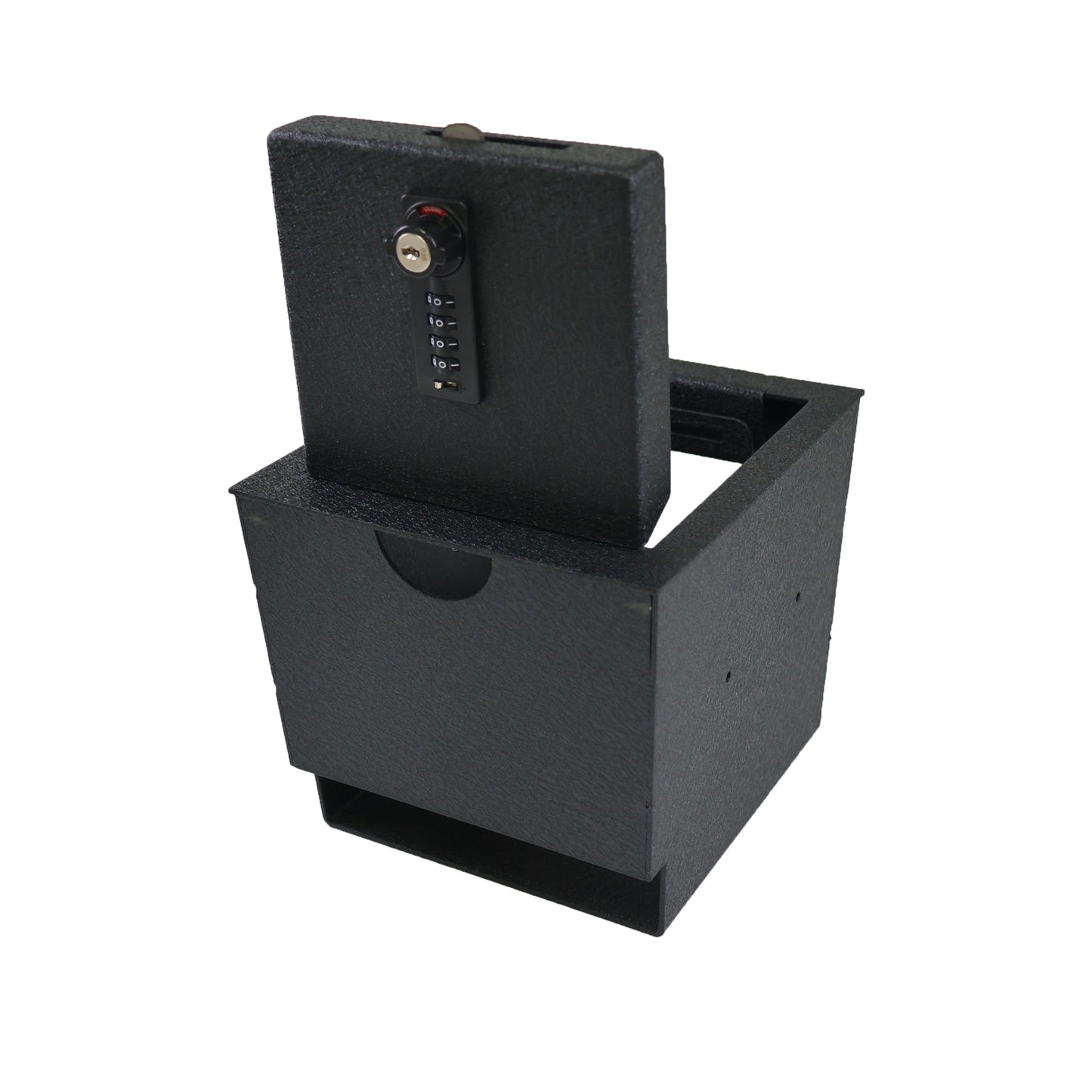 Center Console Gun Safe for 2024-2025 Lexus GX550, 4-Digit Combination Lock with Key