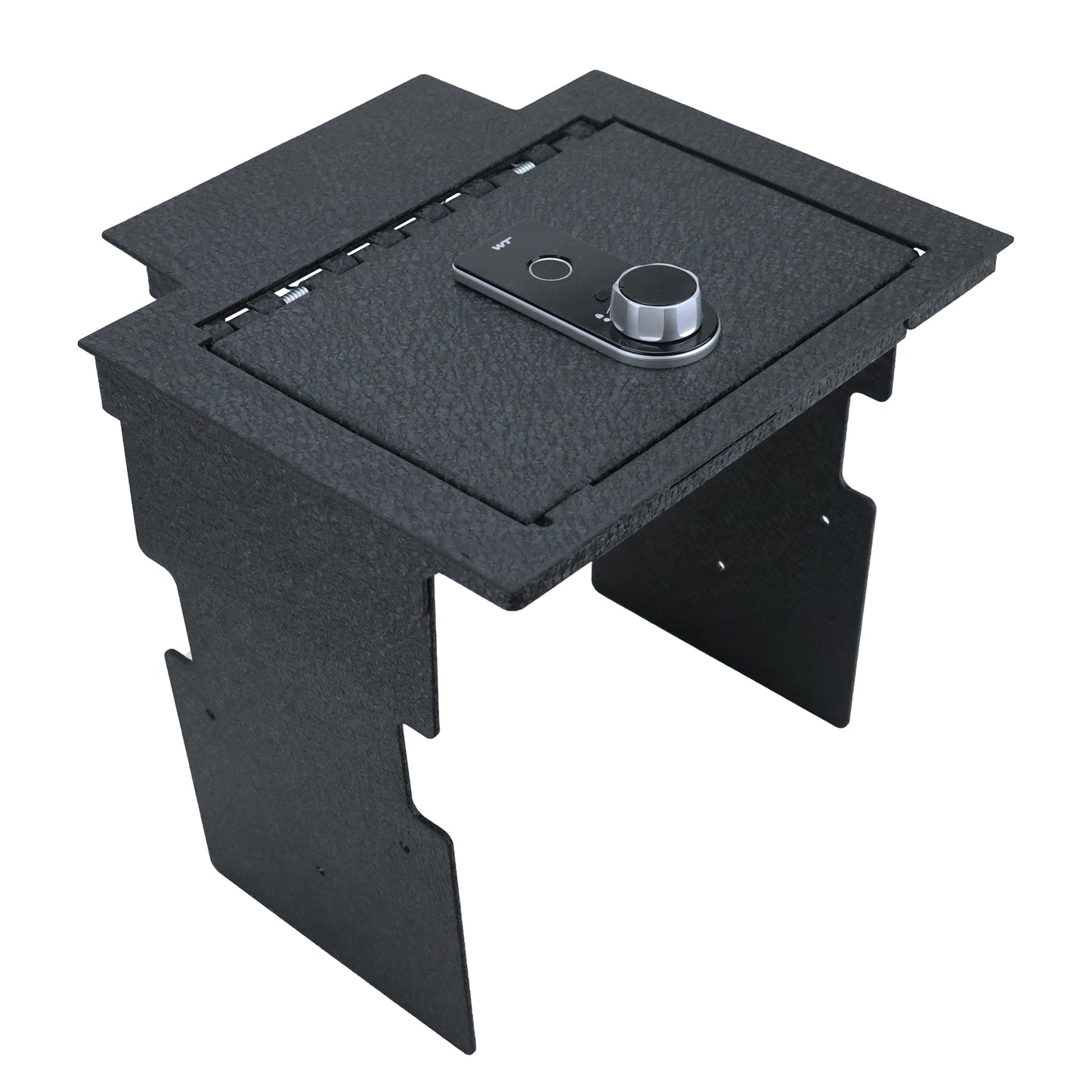 Caja fuerte para pistola de consola central delantera para Lincoln Navigator 2018-2023, cerradura de huella digital con llave