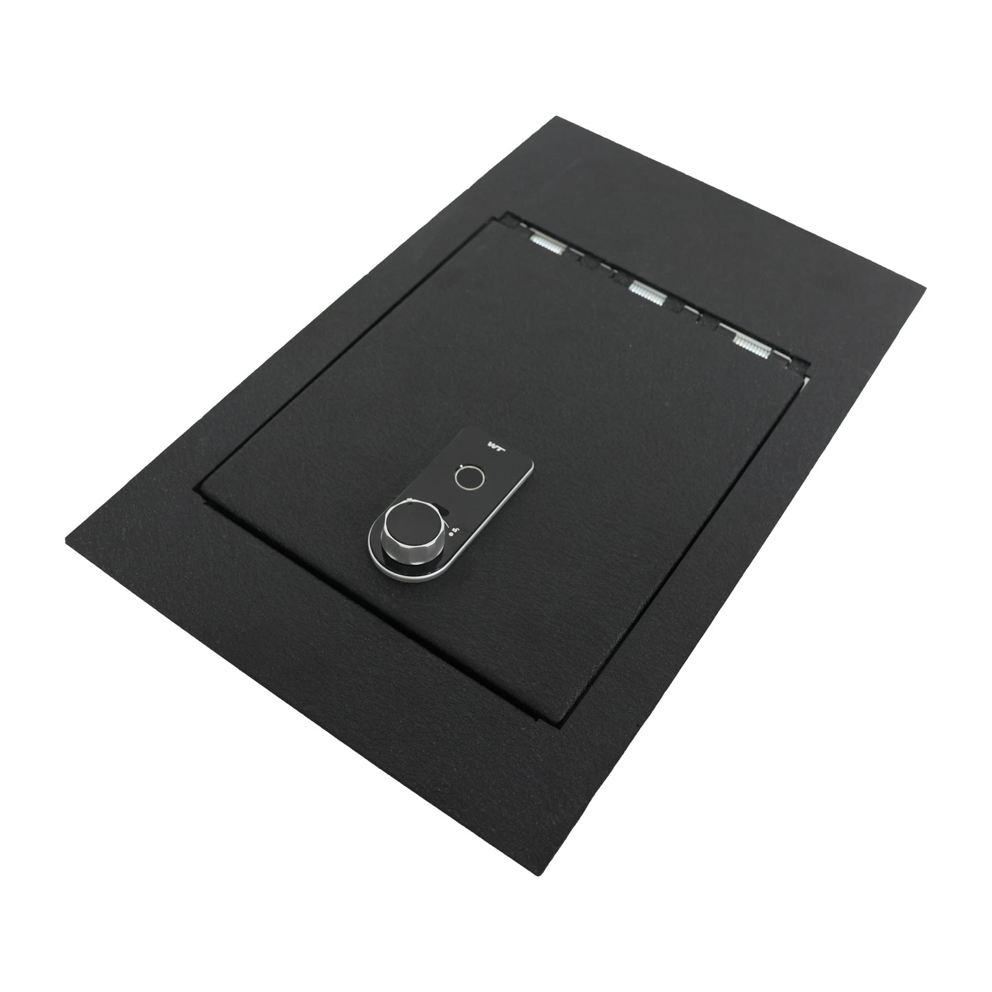 Under Seat Console Safe Box for 2015-2025 Ford F150 models with underseat console bench seats, Fingerprint Lock with Key