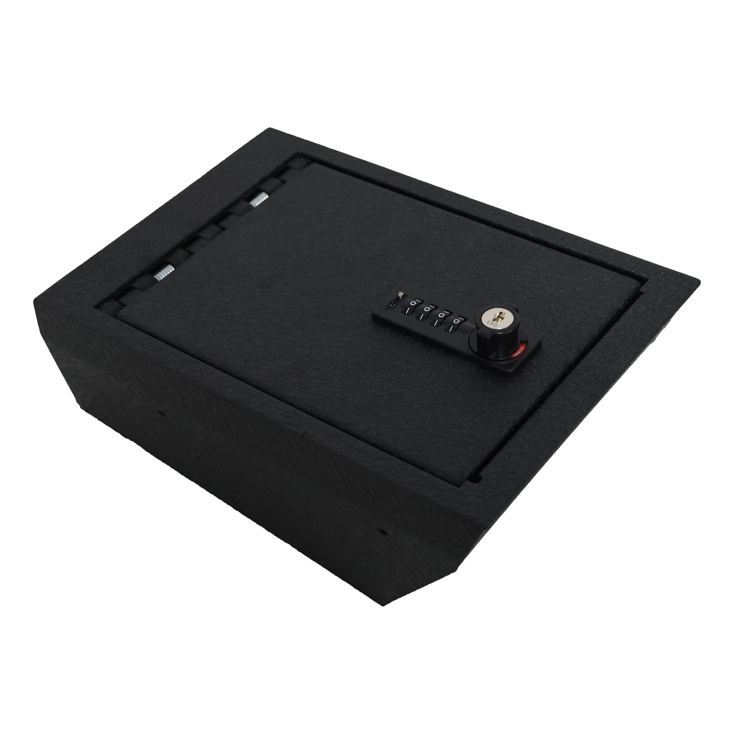 Center Console Gun Safe for 2021-2025 Tesla Model S and Model X, 4-Digit Combination Lock with Key