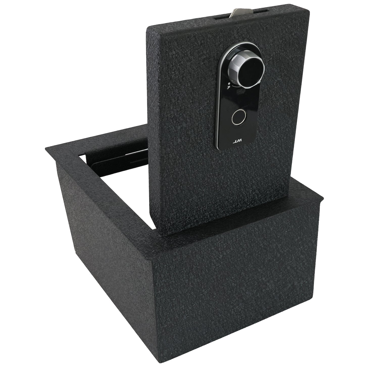 Center Console Safe Gun Safe for 2016-2023 Honda Ridgeline,Passport and Pilot, Fingerprint Lock with Key