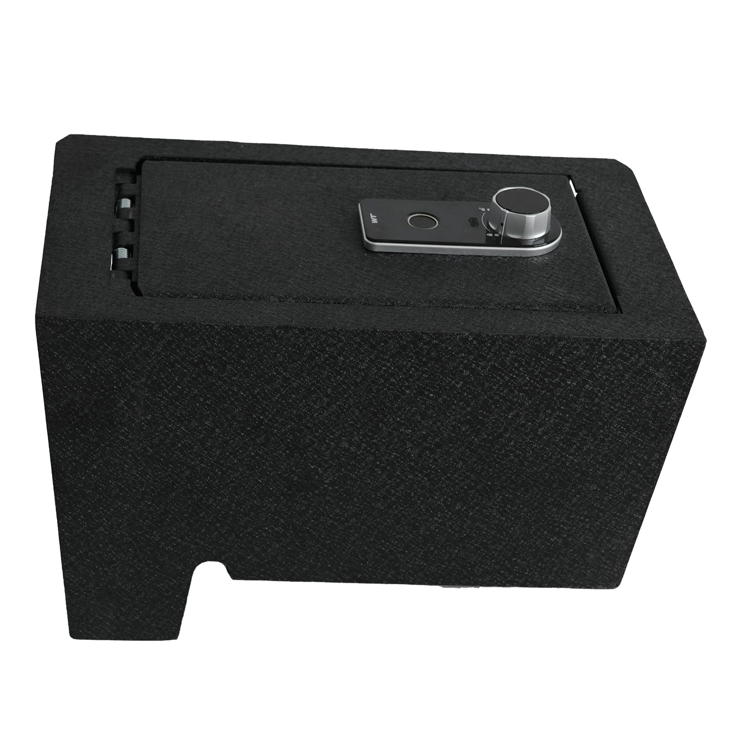 Center Console Safe Gun Safe for 2022-2026 Toyota Tundra and 2023-2026 Toyota Sequoia,Fingerprint Lock with Backup Key.
