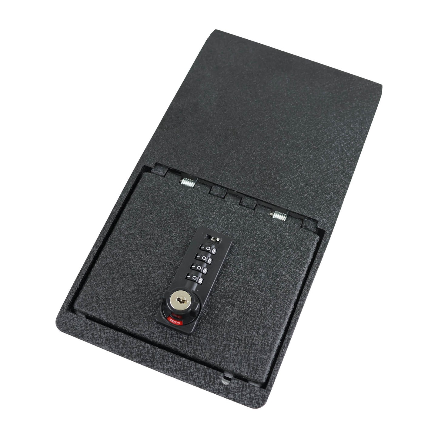 Center Console Gun Safe for 2024-2025 Tesla Model 3, 4-Digit Combination Lock with Key