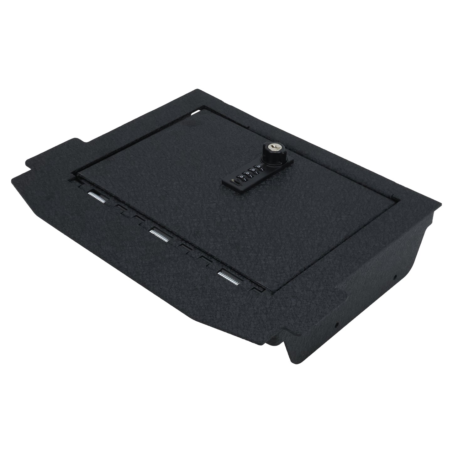 Center Console Safe Gun Safe for 2021-2024 RAM TRX, 2022-2025 RAM GT, 2025 Ram RHO, 4-Digit Combination Lock with Key