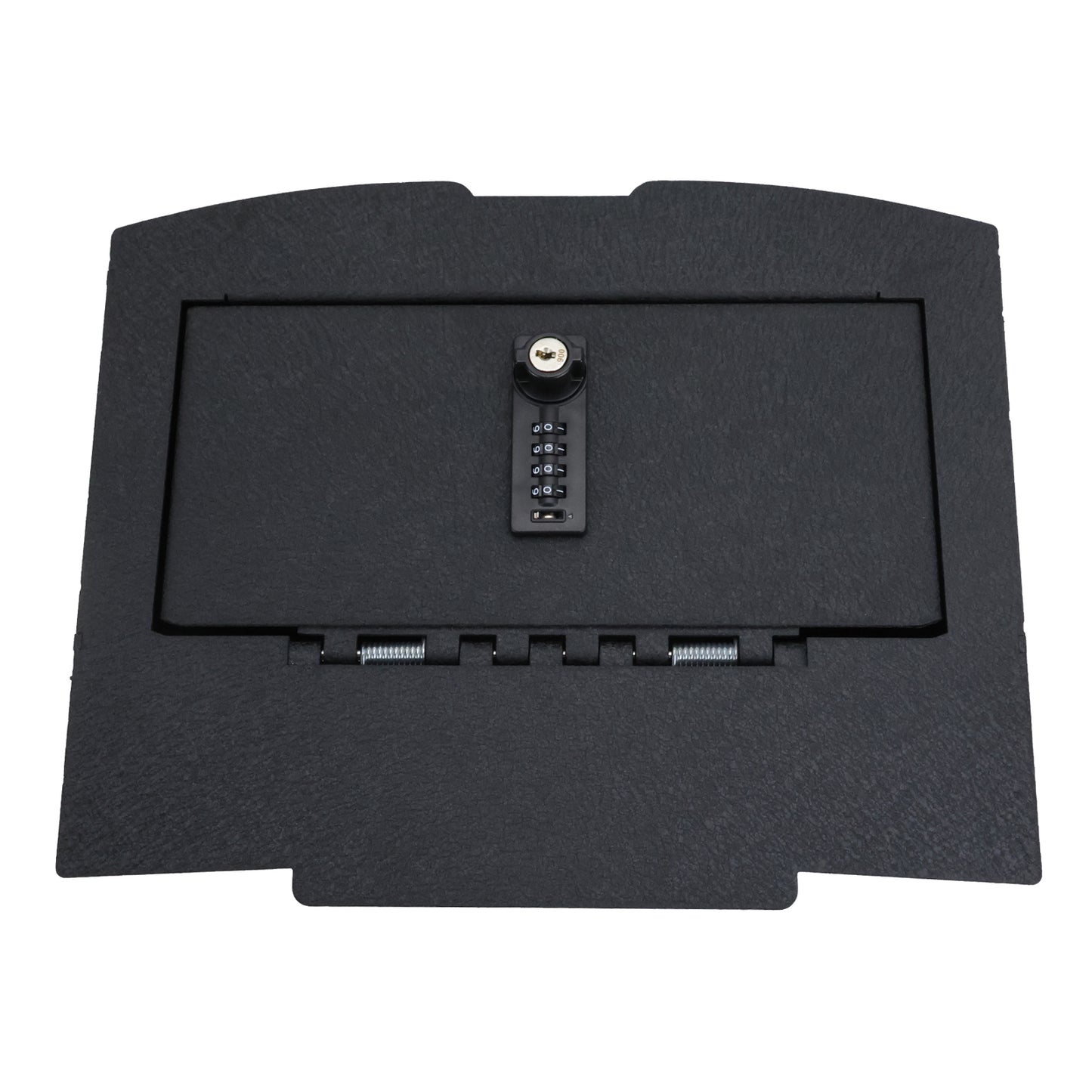 Caja fuerte para consola central para armas para Dodge Ram 1500 2500 3500 2009-2018 y Dodge Ram 1500 Classic 2019, cerradura de combinación de 4 dígitos con llave