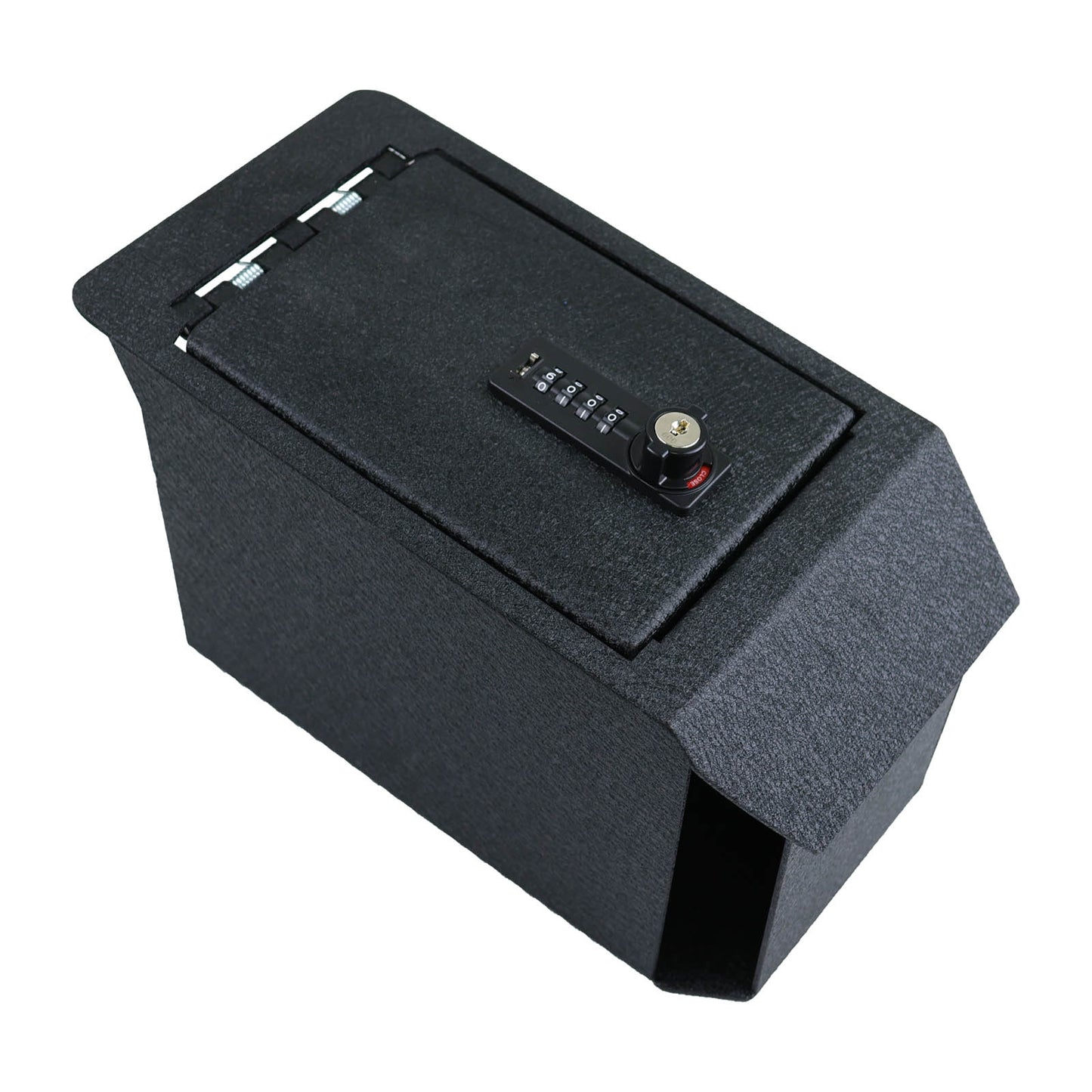 Center Console Gun Safe for 2018-2024 Toyota Camry, 4-Digit Combination Lock with Key