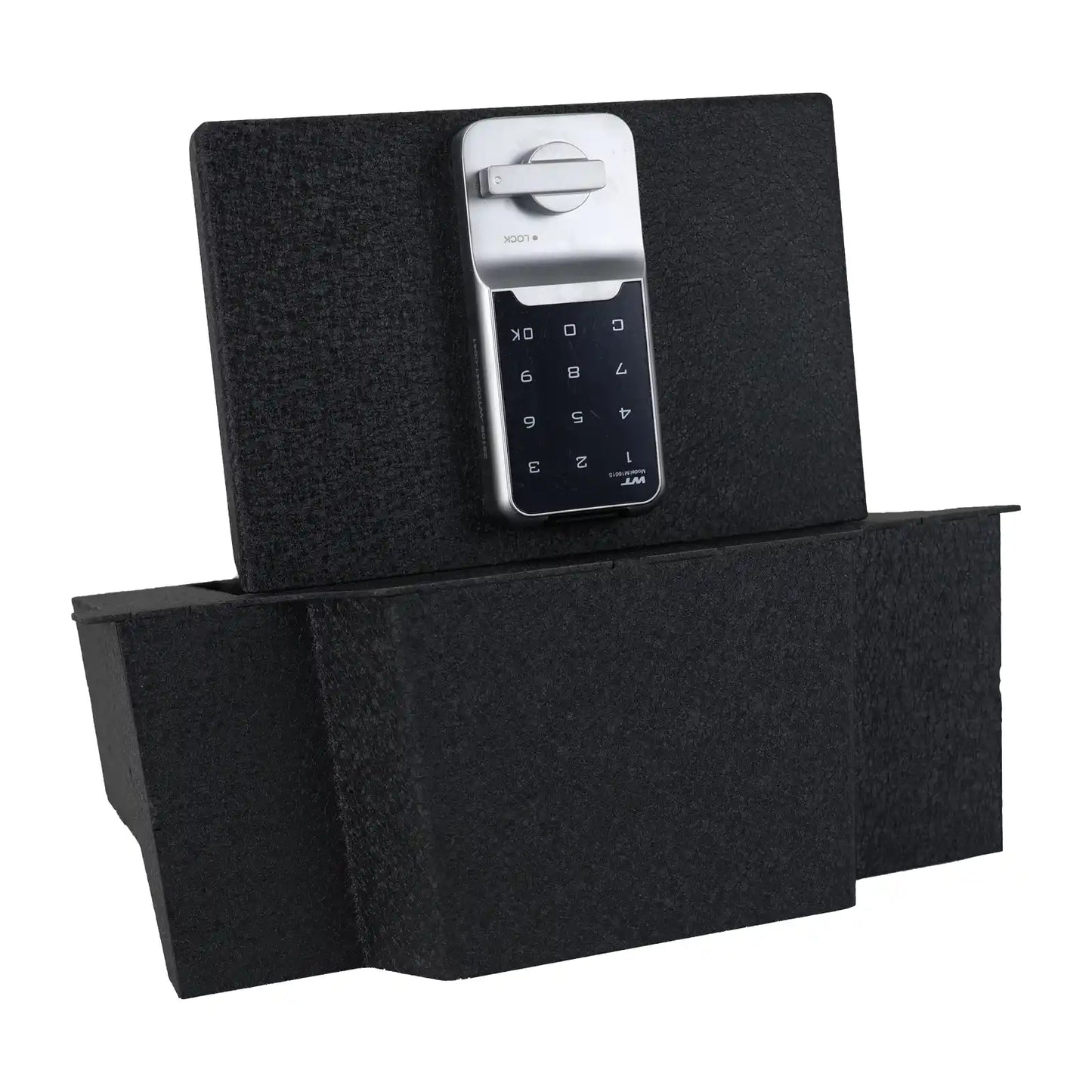 Center Console Safe Gun Safe for 2019-2025 Dodge Ram 1500/2500/3500, Electronic Number Lock