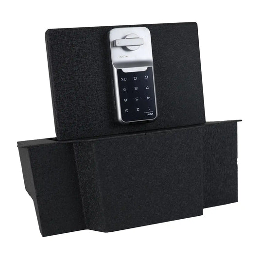 Center Console Safe Gun Safe for 2019-2025 Dodge Ram 1500/2500/3500, Electronic Number Lock