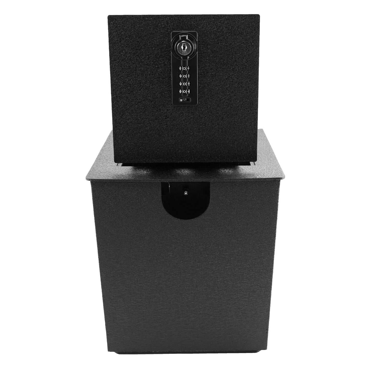 Center Console Gun Safe for 2010-2023 Lexus GX460, 4-Digit Combination Lock with Key