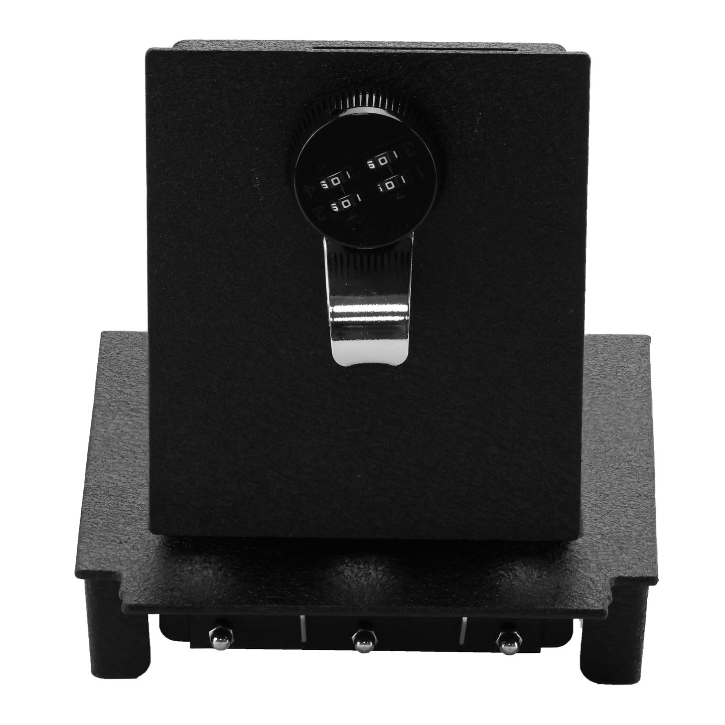 Center Console Gun Safe for 2020-2024 Ford Edge, 4-Digit Combo Lock