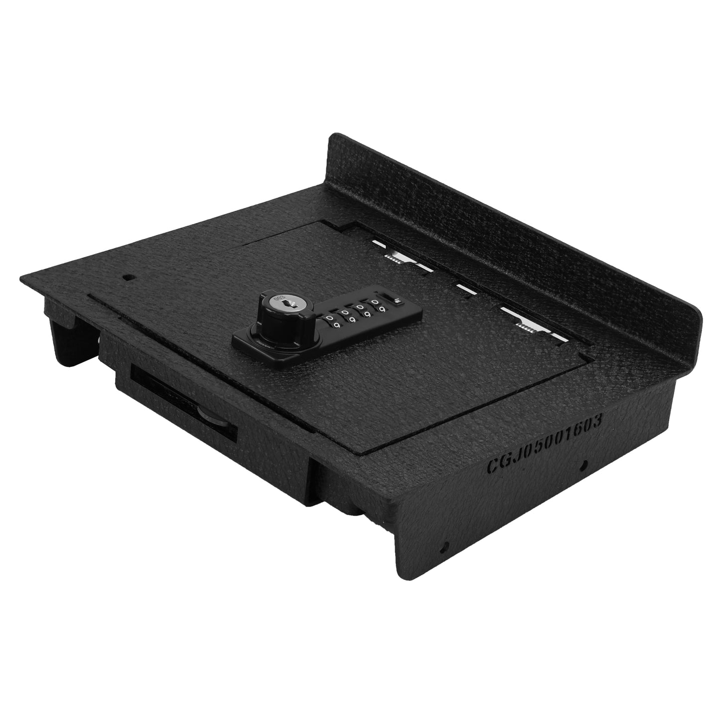 Center Console Gun Safe for 2025-2026 Tesla Model Y Juniper, 4-Digit Combination Lock with Key