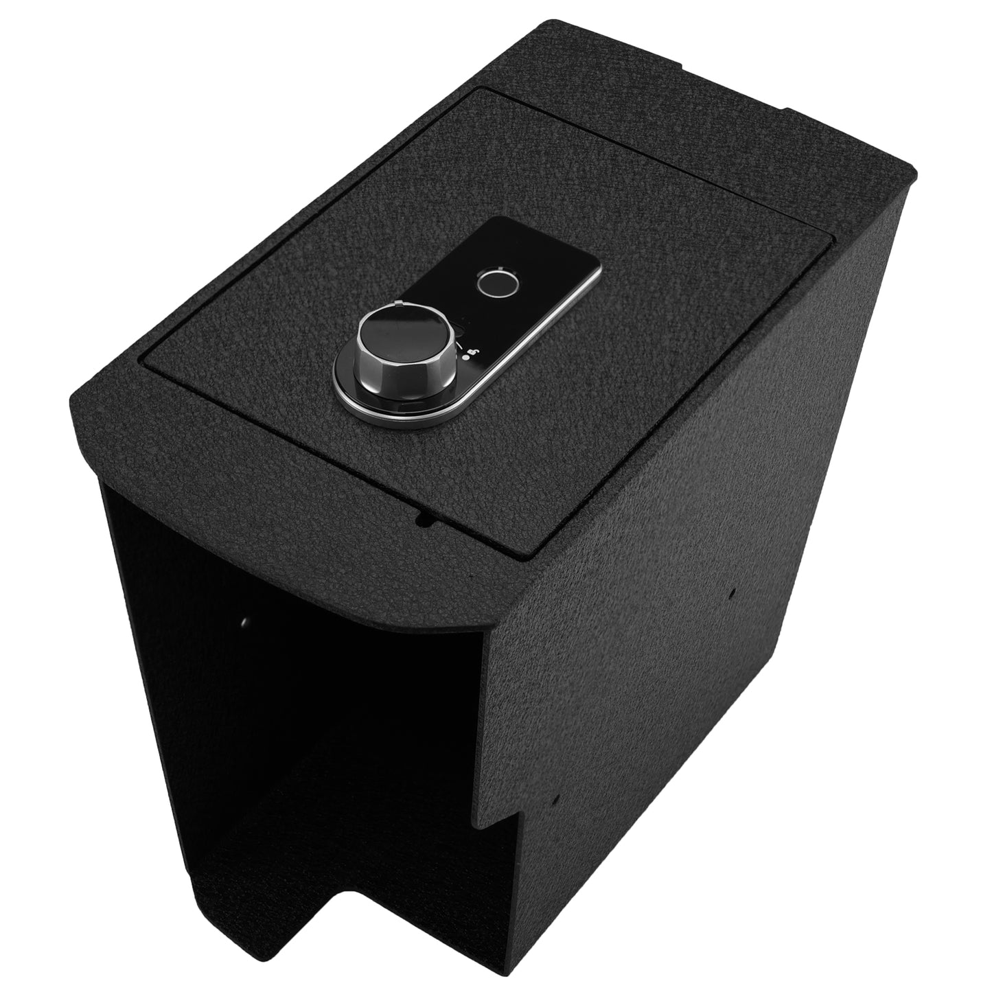 Center Console Gun Safe for 2018-2024 GMC Terrain, Fingerprint Lock with Key