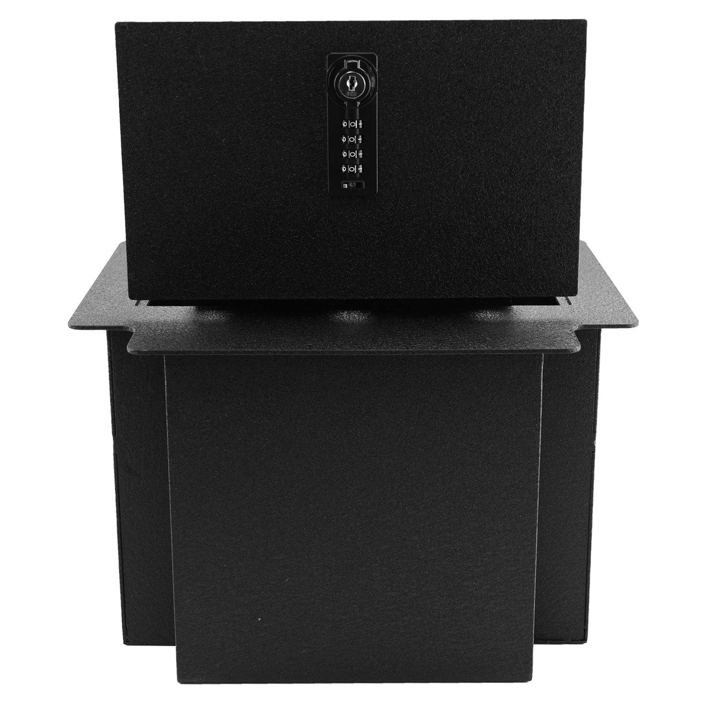 Pro Center Console Safe Gun Safe for 2021-2025 Chevrolet Suburban/Tahoe GMC Yukon Denali and Yukon/Yukon XL Console Safe, 4-Digit Combo Lock with Key