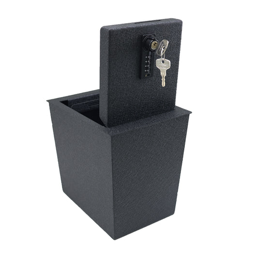 Center Console Gun Safe for 2020-2025 Hyundai Palisade, 4-Digit Combination Lock with Key