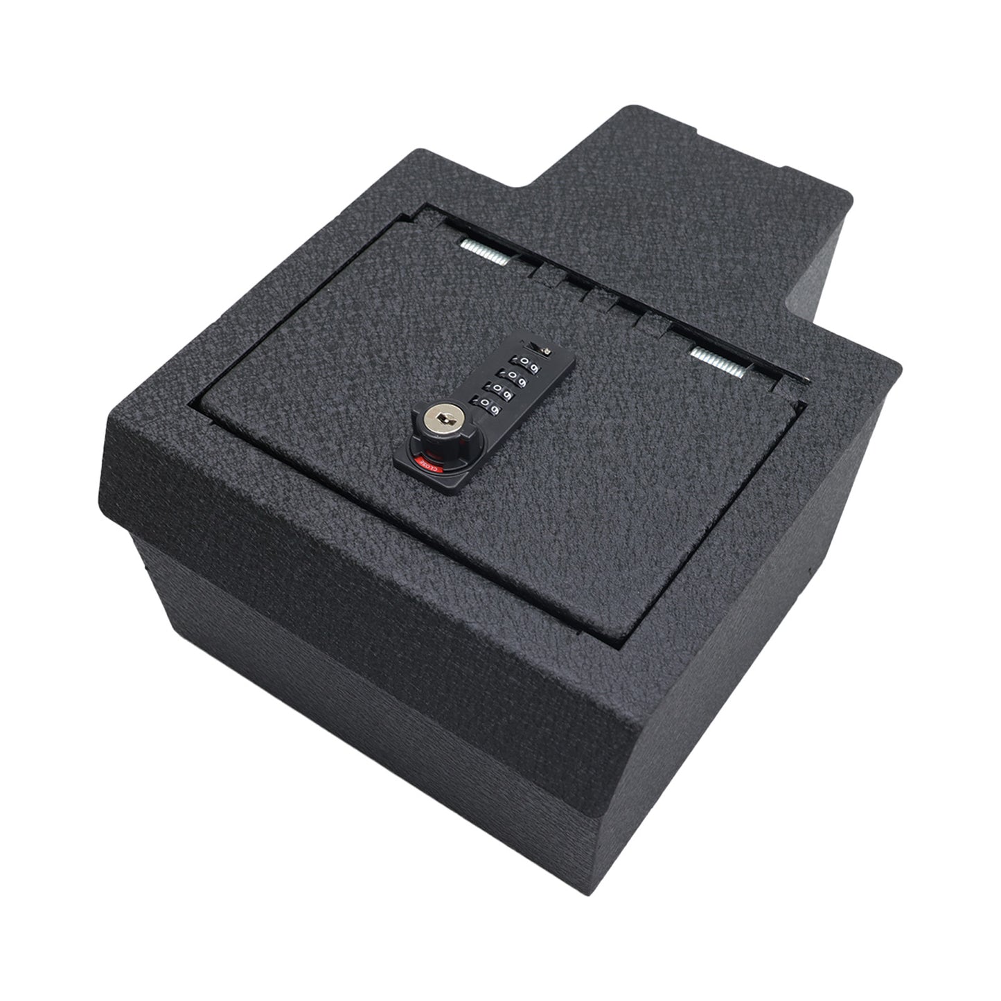 Center Console Gun Safe for 2024-2025 Chevrolet Silverado EV/GMC Sierra EV, 4-Digit Combination Lock with Key