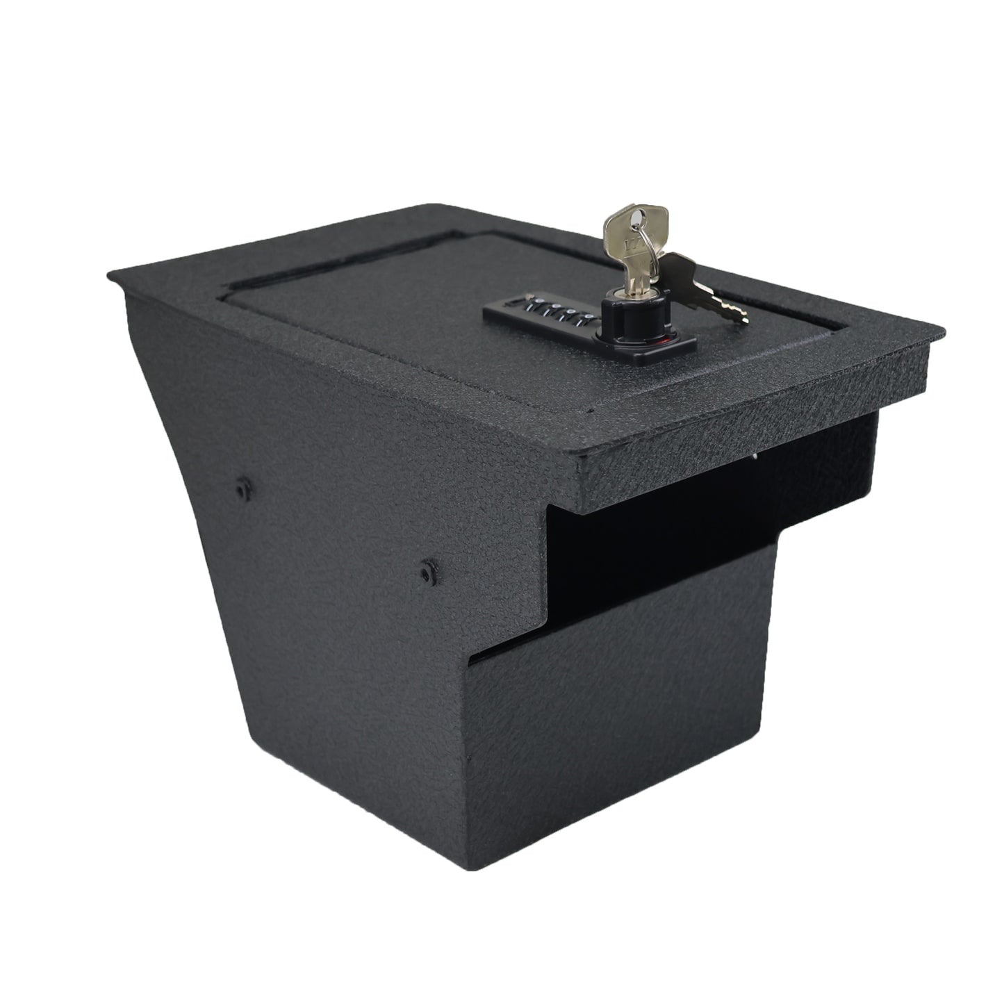 Center Console Gun Safe for 2015-2024 Jeep Cherokee, 4-Digit Combination Lock with Key
