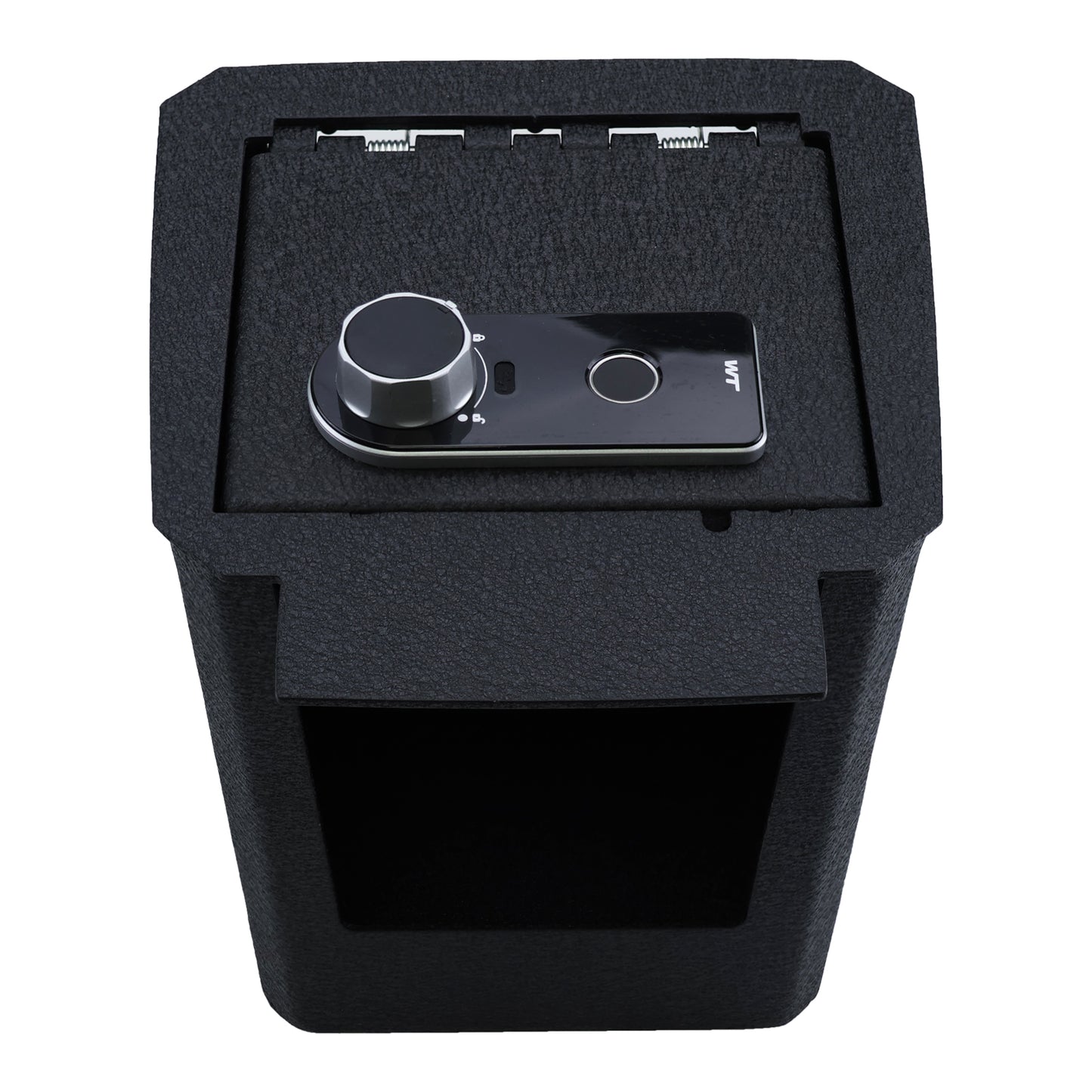 Center Console Gun Safe for 2023-2025 Chevrolet Colorado/GMC Canyon, Fingerprint Lock with Key