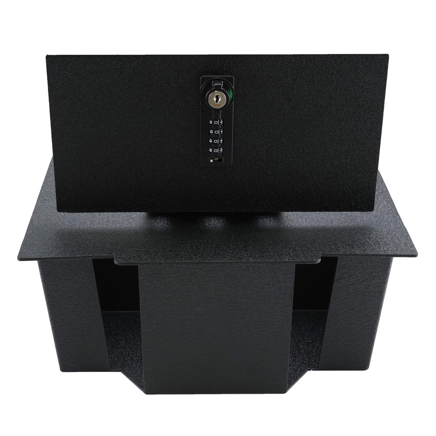 Pro Center Console Safe Gun Safe for 2009-2018 Dodge Ram 1500 2500 3500 and 2019 Dodge Ram 1500 Classic, 4-Digit Combination Lock with Key