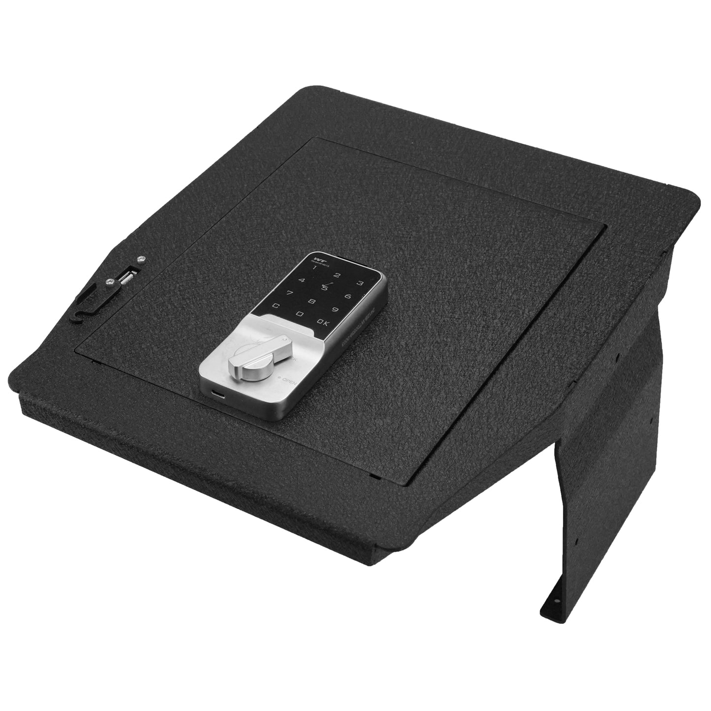 Pro Center Console Safe Gun Safe for 2015-2020 Ford F150,2017-2022 Ford 250/350/450 Super Duty and 2018-2024 Ford Expedition, Electronic Number Lock