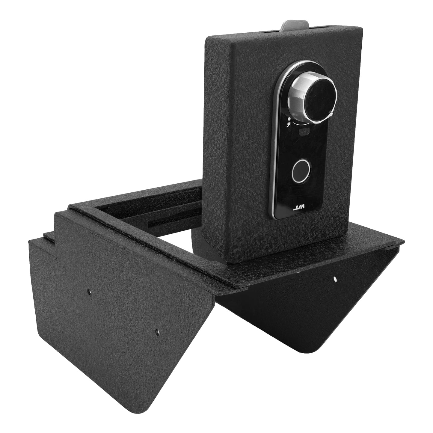 Center Console Gun Safe for 2019-2024 Benz G550, Fingerprint Lock with Key