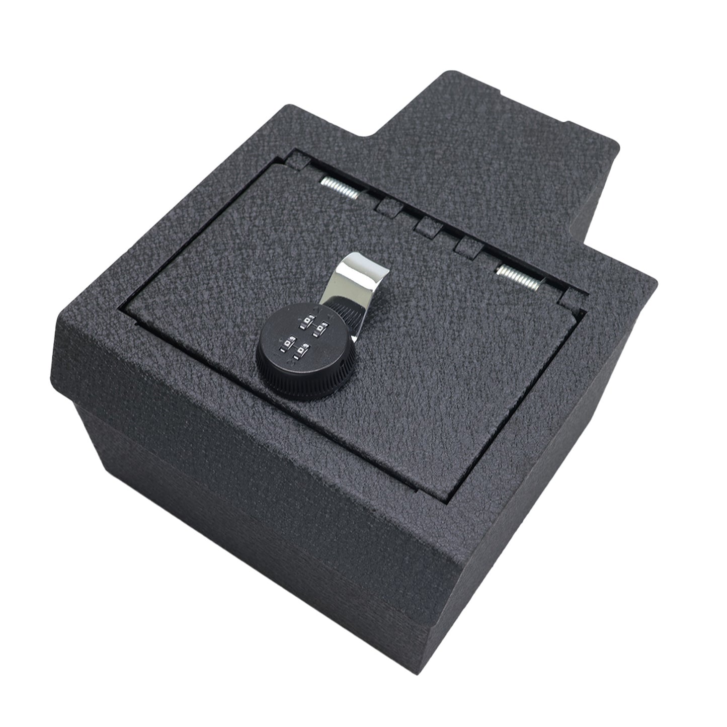 Center Console Gun Safe for 2024-2025 Chevrolet Silverado EV/GMC Sierra EV, 4-Digit Combo Lock