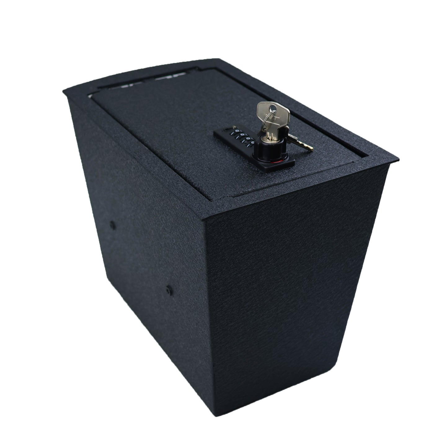 Center Console Gun Safe for 2019-2025 Subaru Ascent, 4-Digit Combination Lock with Key