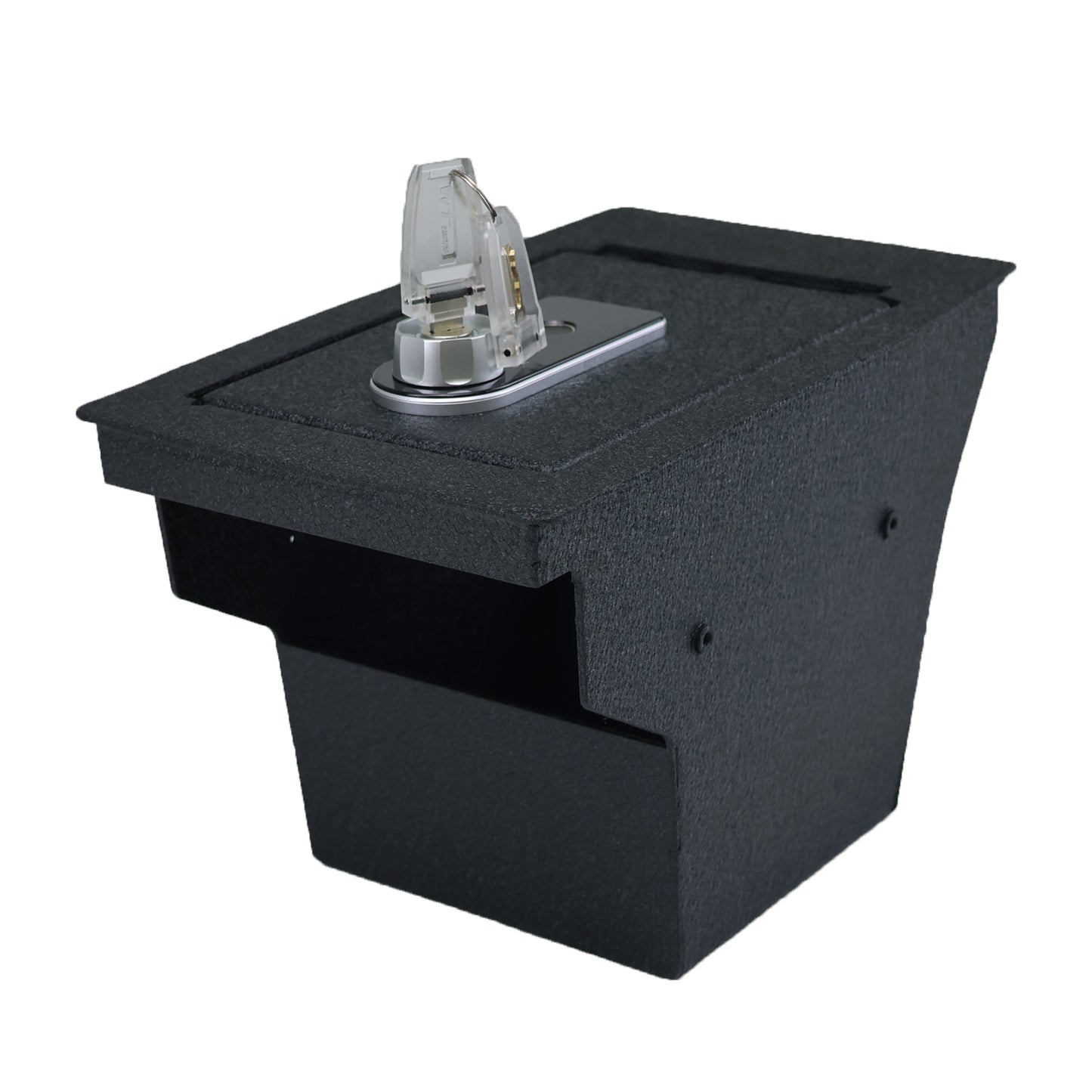 Center Console Gun Safe for 2015-2024 Jeep Cherokee, Fingerprint Lock with Key