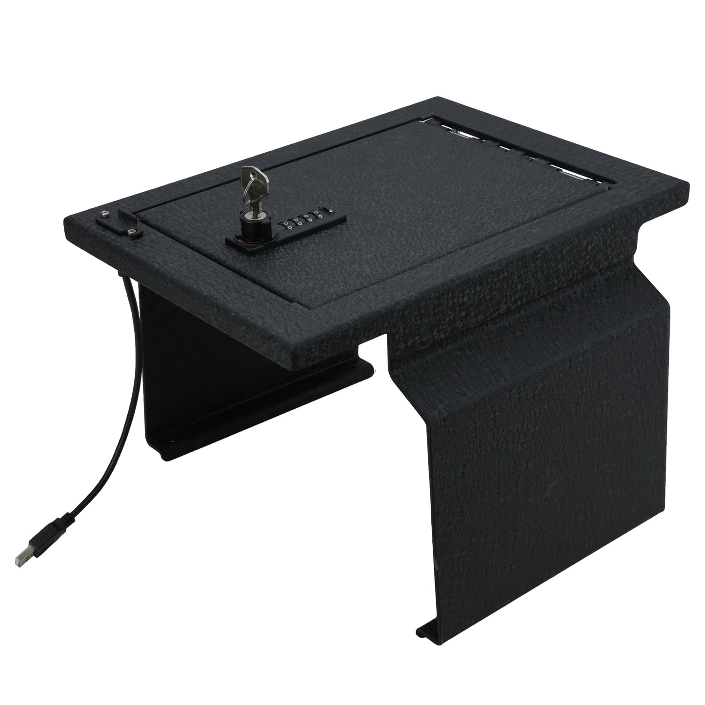 Caja fuerte para consola central para Ford F150, Raptor y Platinum 2012-2014, cerradura de combinación de 4 dígitos con llave