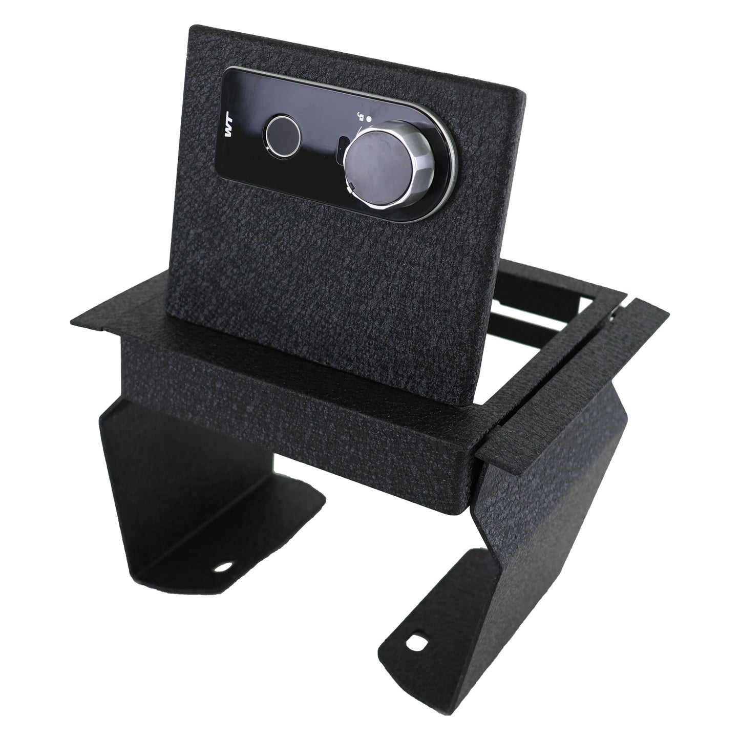 Center Console Gun Safe for 2016-2025 Toyota Hilux, Fingerprint Lock with Key