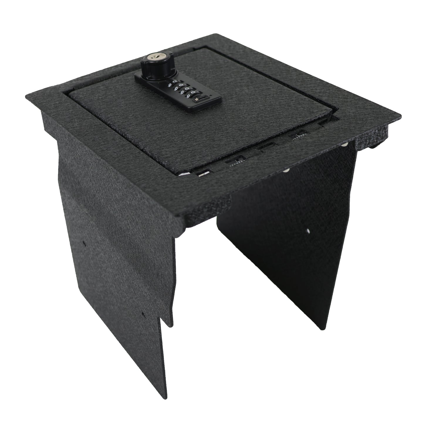Center Console Gun Safe for 2013-2019 Ford Explorer, 4-Digit Combination Lock with Key