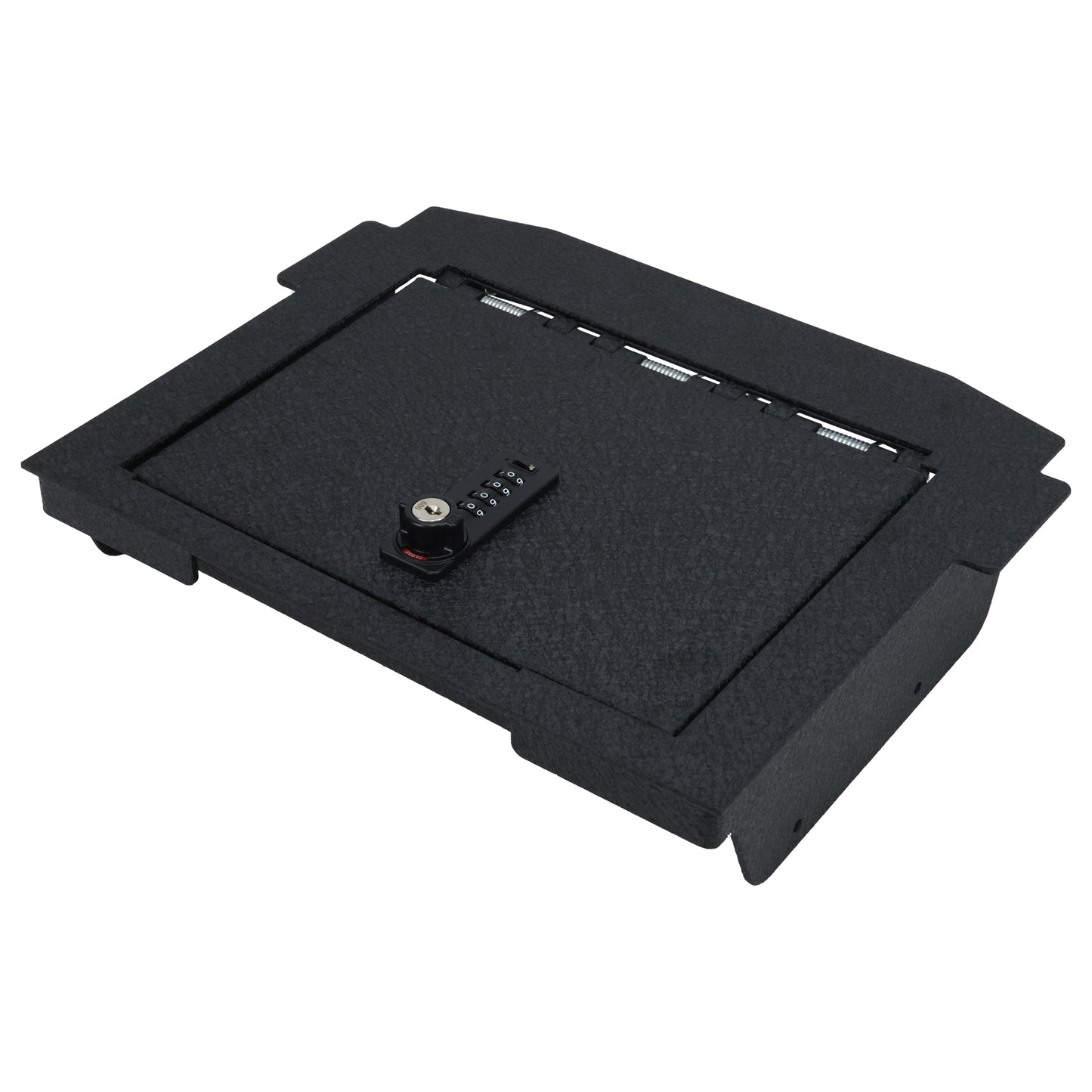Center Console Safe Gun Safe for 2021-2024 RAM TRX, 2022-2025 RAM GT, 2025 Ram RHO, 4-Digit Combination Lock with Key