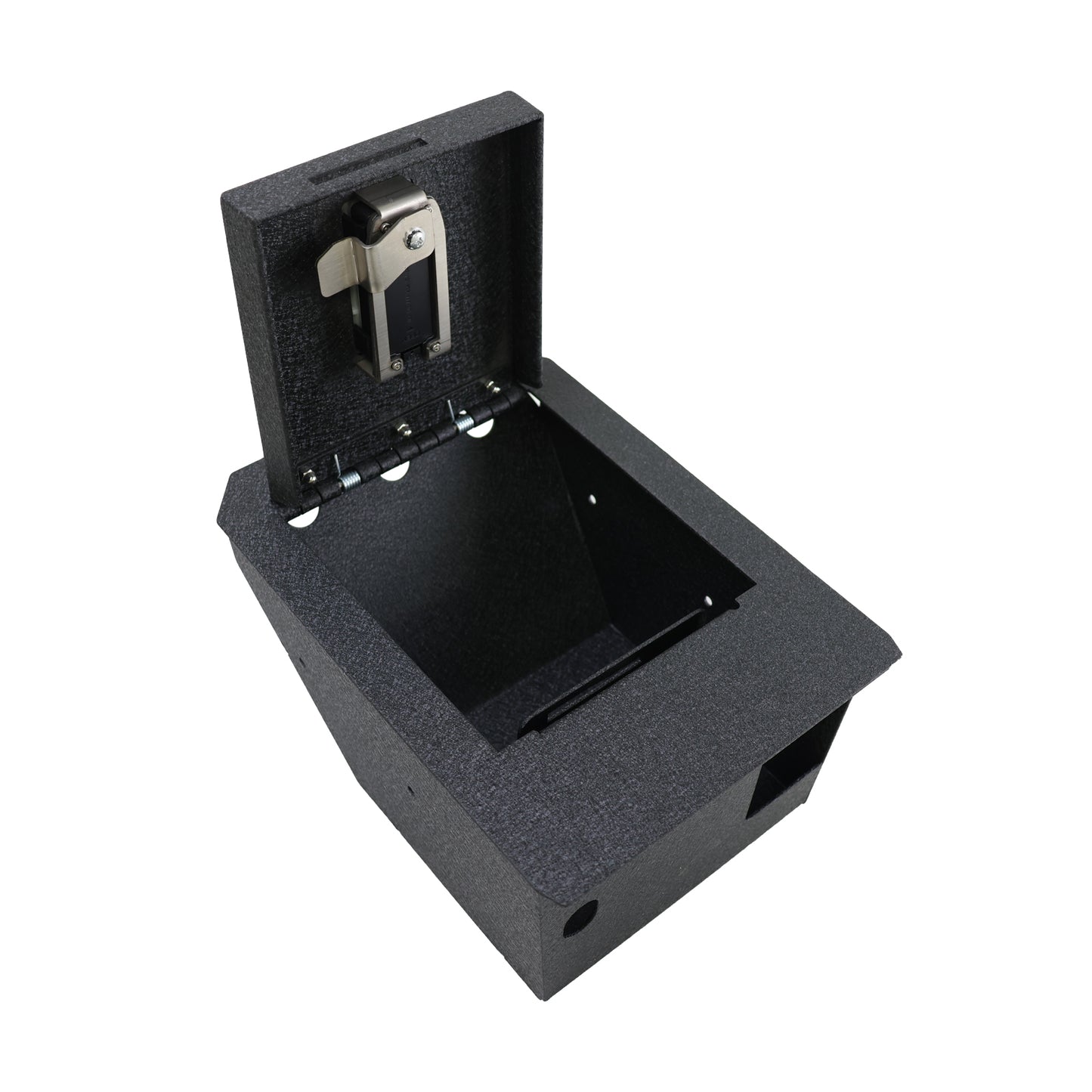 Center Console Safe Gun Safe for 2024-2025 Tesla Cybertruck, Fingerprint Lock with Key