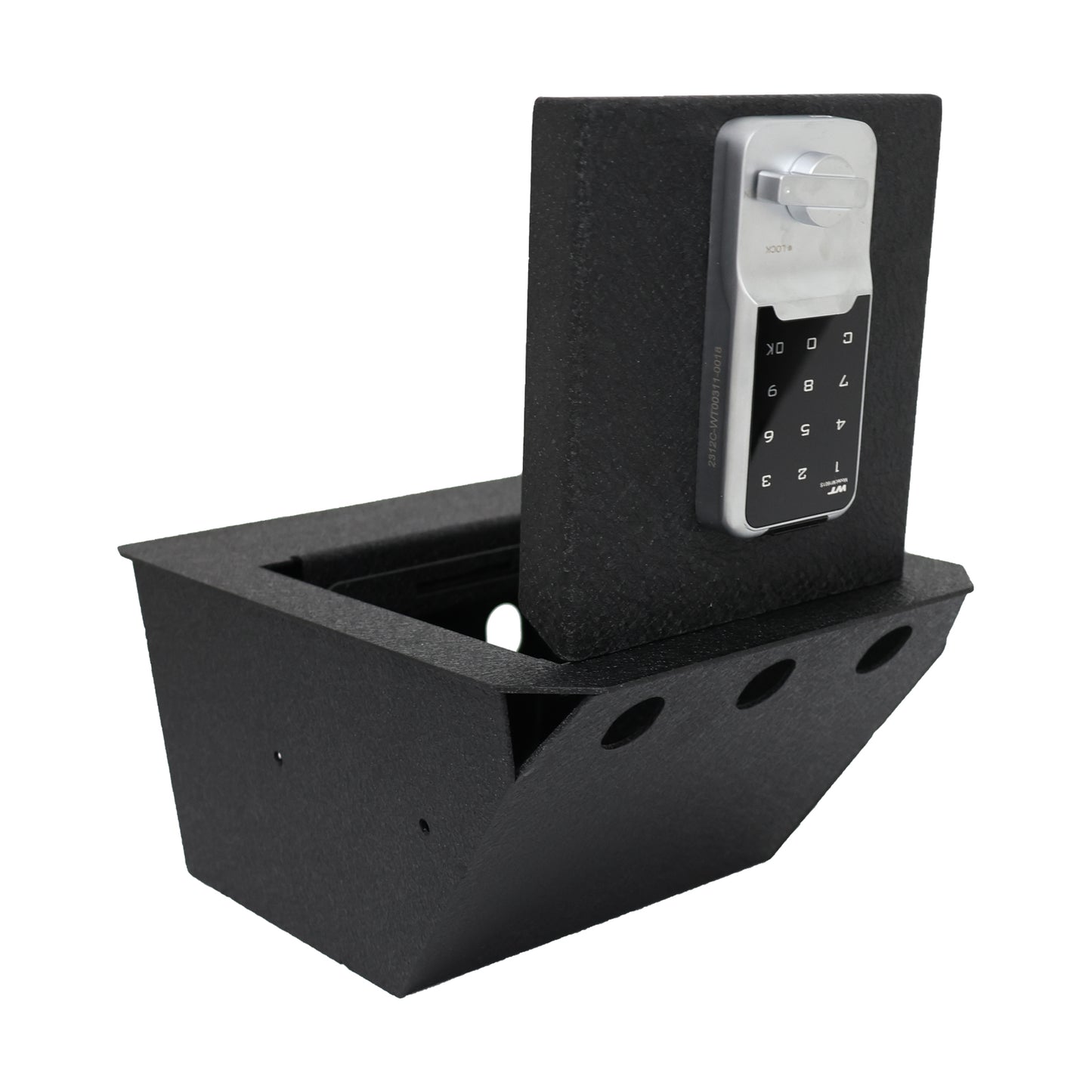 Center Console Safe Gun Safe for 2024-2025 Tesla Cybertruck, Electronic Number Lock