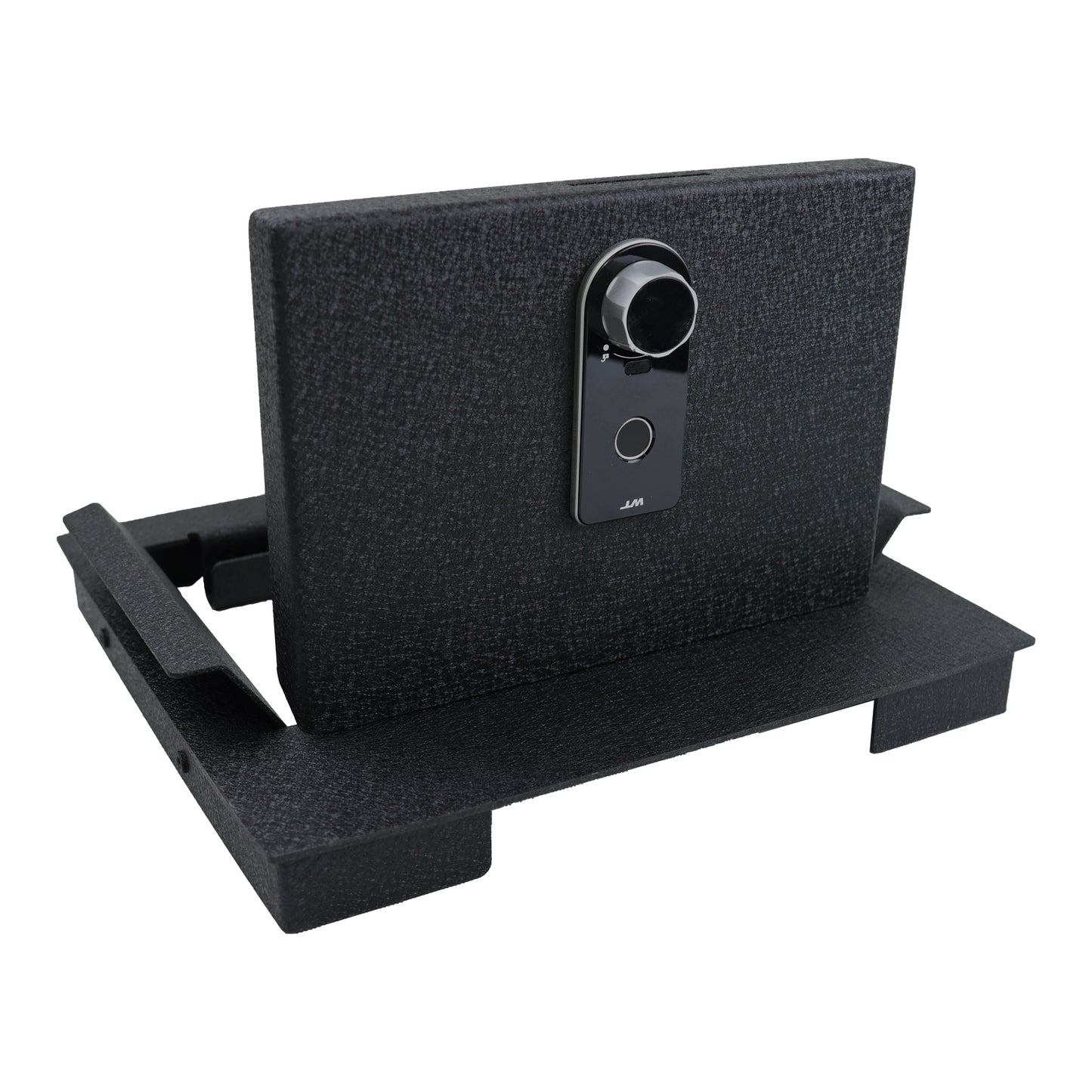 Center Console Gun Safe for 2023-2026 Ford F250/F350/F450 Super Duty, Fingerprint Lock with Key