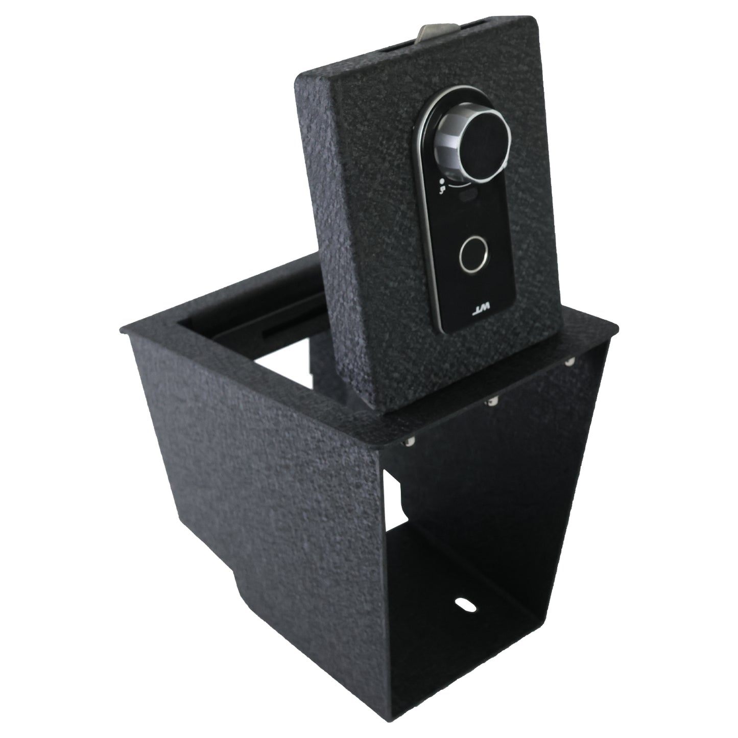 Caja fuerte para consola central para BMW X3 2018-2023, cerradura de huella digital con llave