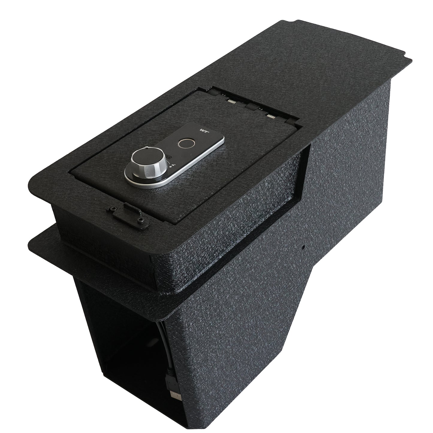 Caja fuerte para consola central para Honda CR-V 2017-2022, cerradura de huella digital con llave