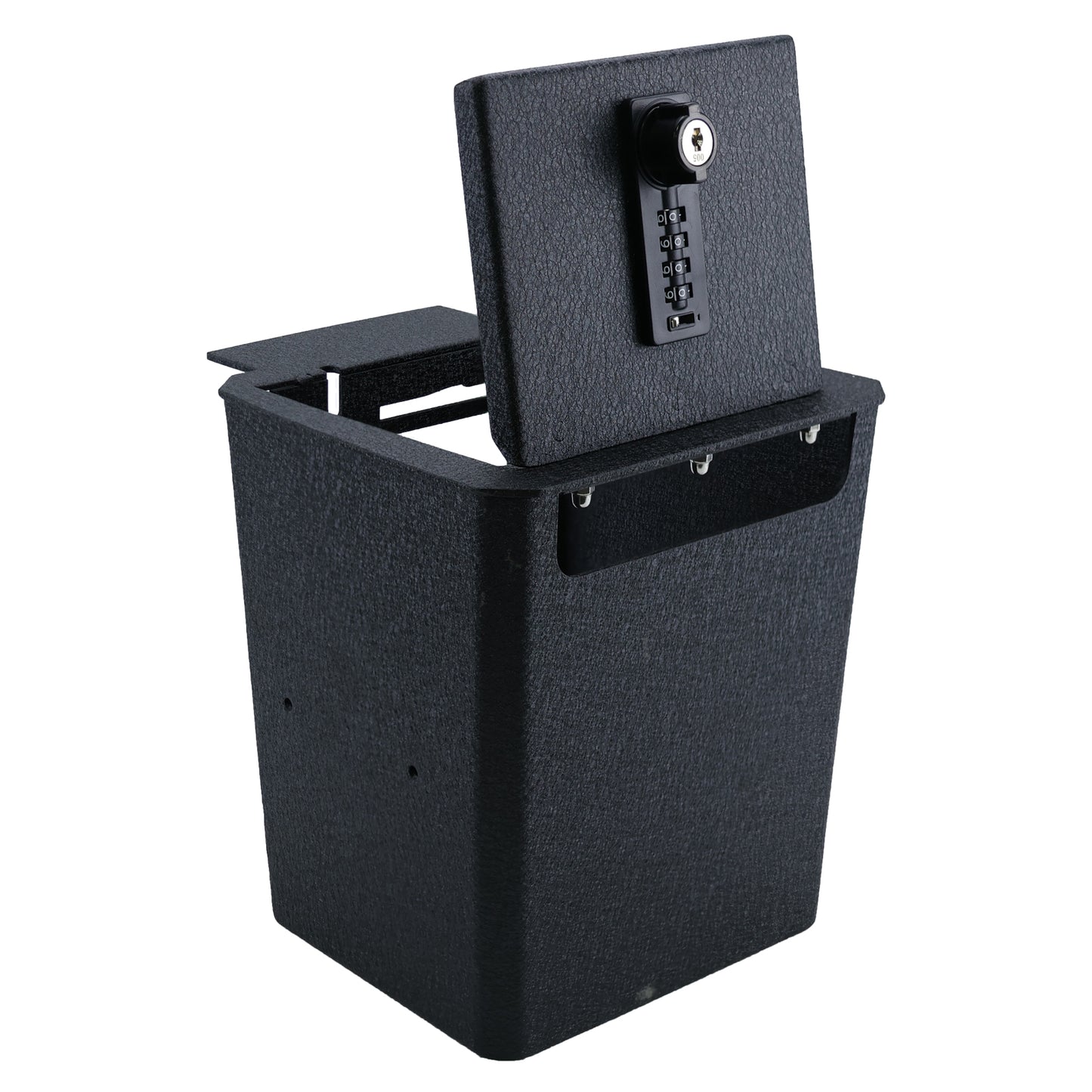 Center Console Gun Safe for 2023-2025 Chevrolet Colorado/GMC Canyon, 4-Digit Combination Lock with Key