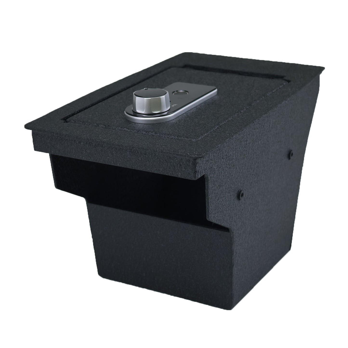 Center Console Gun Safe for 2015-2024 Jeep Cherokee, Fingerprint Lock with Key