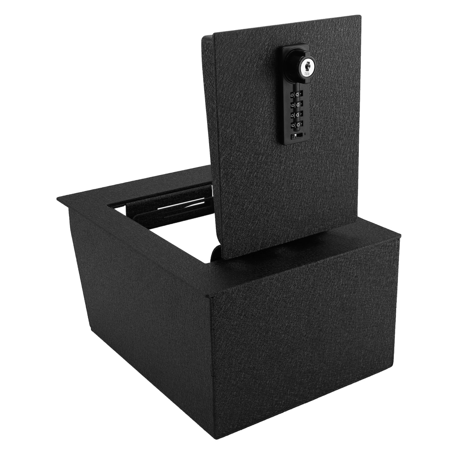 Pro Center Console Safe Gun Safe for 2016-2023 Honda Ridgeline Passport and Pilot, 4-Digit Combination Lock with Backup Key.