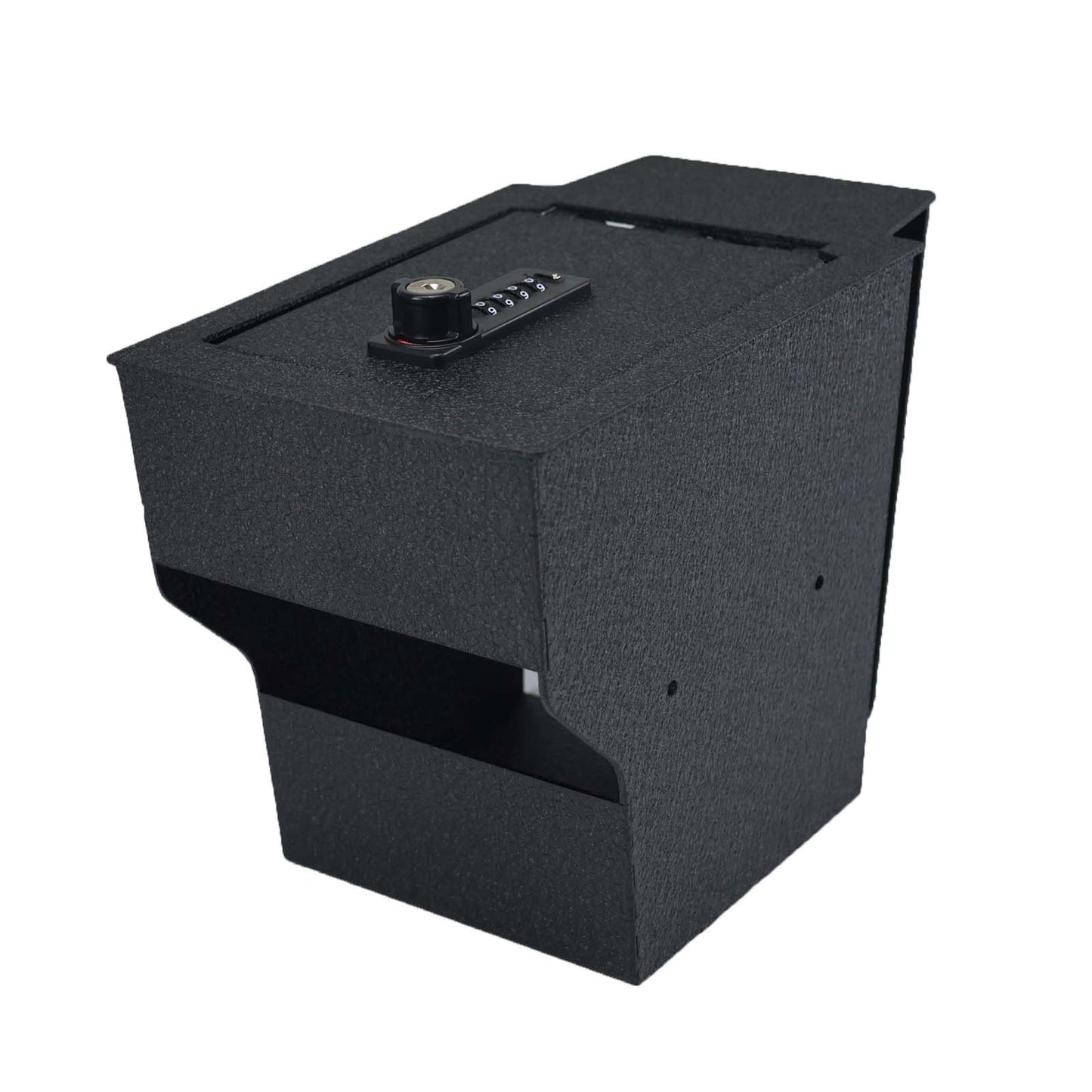 Center Console Gun Safe for 2019-2025 Chevrolet Blazer, 4-Digit Combination Lock with Key