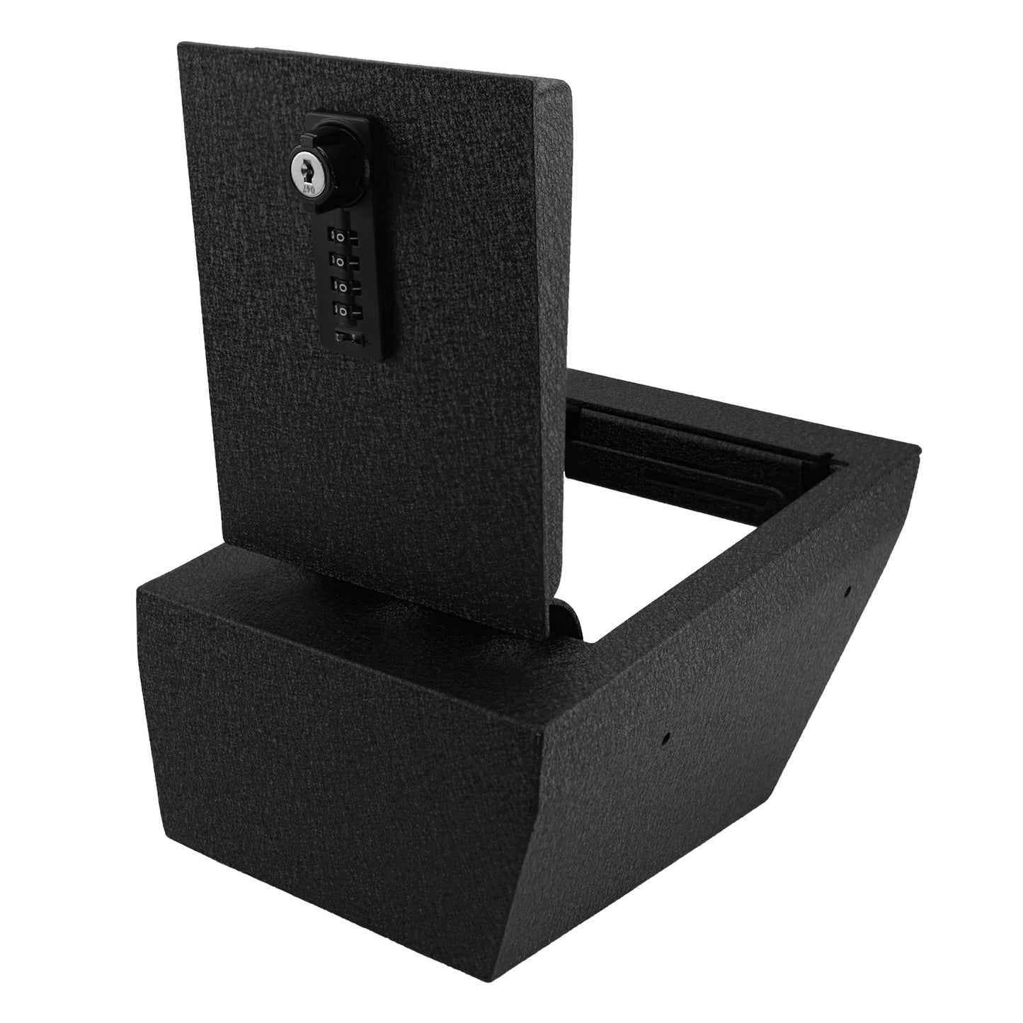 Pro Center Console Gun Safe for 2021-2025 Tesla Model S and Model X, 4-Digit Combination Lock with Key