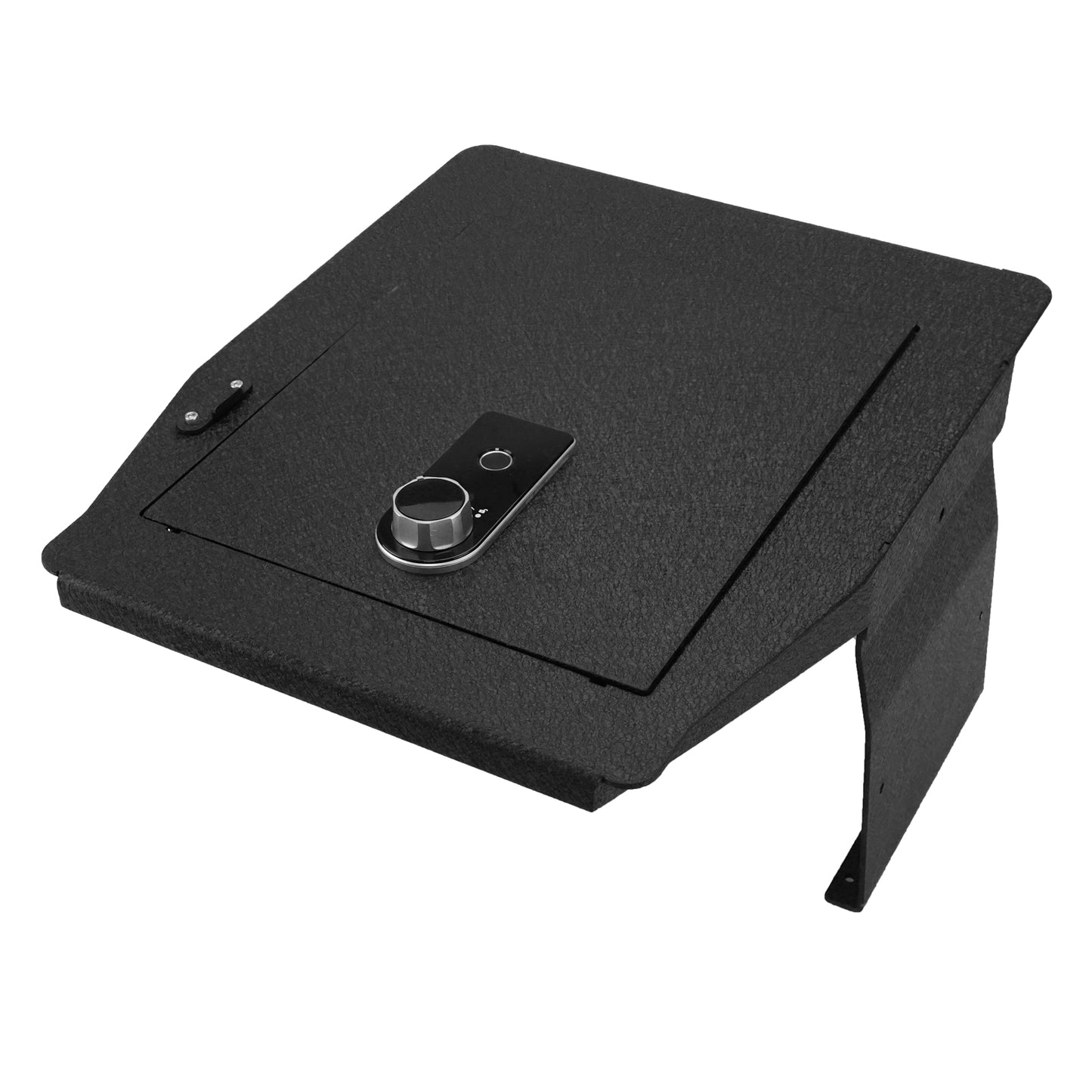 Pro Center Console Safe Gun Safe for 2015-2020 Ford F150, 2017-2022 Ford 250/350/450 Super Duty, 2018-2024 Ford Expedition With Full Floor Console Model, Fingerprint Lock with Key